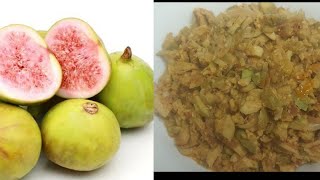 Fig fruit Anjeer palyaMangalore recipes [upl. by Elacsap]