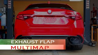 Alfa Romeo Giulia Quadrifoglio exhaust [upl. by Bixby899]