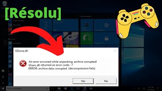 Corriger lerreur ISDonedll sur Windows 10 [upl. by Acsicnarf703]