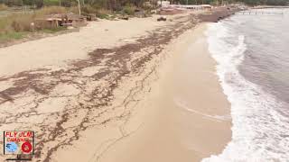 DJI Mavic Air ● Pampelonne beach just after heavy rains ☁️☁️ [upl. by Notsae466]