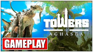 TOWERS OF AGHASBA Gameplay Walkthrough No Commentary PC [upl. by Lieno41]