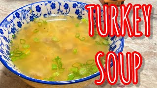 Turkey soup made of giblets  Quick and tasty soup [upl. by Basia]