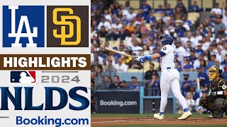 Los Angeles Dodgers vs San Diego Padres Game 5 Highlights  NLDS  10112024 [upl. by Nea]