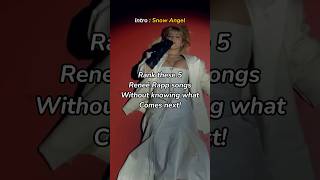 Rank these 5 Reneé Rapp songs without knowing what comes next  the b0lter  reneerapp shorts [upl. by Mairhpe]