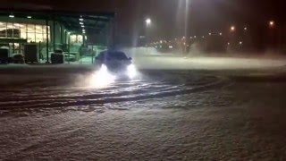 Cadillac cts awd in snow [upl. by Prissy]