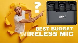 Best Budget Wireless MIC For Vlogging  only ₹₹₹ [upl. by Seka]