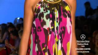 DOLORES CORTÉS  MERCEDESBENZ FASHION WEEK SWIM 2013 COLLECTION [upl. by Alrad368]