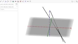 Parameterdarstellung einer Geraden im Raum GeoGebra [upl. by Kremer]