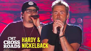 HARDY amp Nickelback quotRockstarquot Mashup  CMT Crossroads [upl. by Bautram]