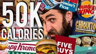 The 50000 Calorie Challenge  BeardMeatsFood [upl. by Duomham]