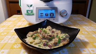 Pasta alla boscaiola per bimby TM6 TM5 TM31 [upl. by Vitek410]