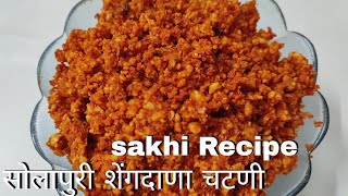 solapuri Shengdana Chutney  शेंगदाणा चटणी made by Jyoti mhaske youtube food subscribe explore [upl. by Cy]