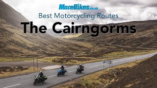 Cairngorms Snow Roads  The BEST Motorcycling Routes [upl. by Sanalda]