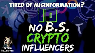 Tired of Crypto BS amp FAKE promises Top Crypto Influencers you can TRUST ripplexrp icp kaspa [upl. by Mel]