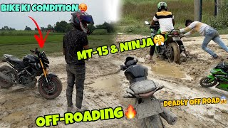 2nd 😱offroading  bike offroad  without road ​offroad viral trending mt15 [upl. by Lello]