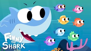 The Fish Go Swimming  Kids Song  Finny The Shark [upl. by Anolla534]