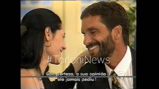 Christiane Torloni Vídeo Show traduz a música tema do casal Miguel e Vivi da novela Cara e Coroa [upl. by Vadim947]