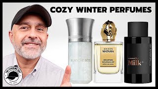 14 COZIEST WINTER FRAGRANCES  Delicious Comforting Perfumes Featuring Vanilla Milk Musk Tea [upl. by Ardnuhsor]