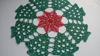 Carpeta Navideña a crochet [upl. by Accber]