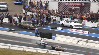 Street Outlaws 2023 No prep Kings Brainerd International Raceway  Continue round 1 NPK [upl. by Cod627]