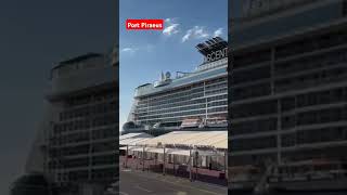 Cruise Liner Piraeus Port [upl. by Annawek]