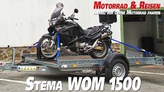 Stema WOM 1500 Motorradanhänger HD [upl. by Ariane]