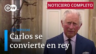 DW Noticias del 08 de septiembre Muere la reina Isabel II de Inglaterra Noticiero completo [upl. by Hayikaz]