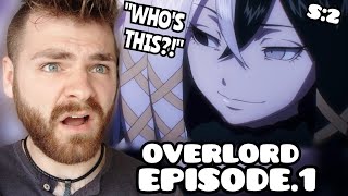 THEY KNOW ABOUT YGGDRASIL  OVERLORD  EPISODE 1  SEASON 2  New Anime Fan  REACTION [upl. by Inalaek]