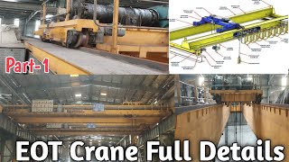 Eot Crane Full Details in Hindi  Electric Overhead Travelling Crane  प्रैक्टिकल Part 1 [upl. by Mordecai]