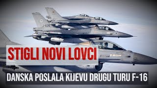 Danska poslala drugi kontingent borbenih aviona F16 Ukrajini a stiže još [upl. by Aisetra]