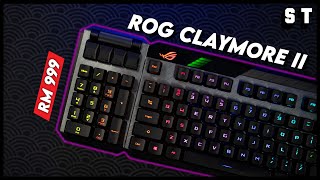 Worth RM999 Asus ROG CLAYMORE II Unboxing amp Review  Samuel Tan [upl. by Imer488]