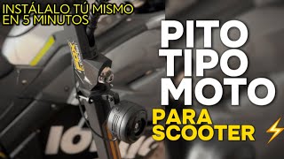 Pito ALARMA Recargable Para Cualquier Patineta  Indispensables Scooter ⚡️ [upl. by Goggin]