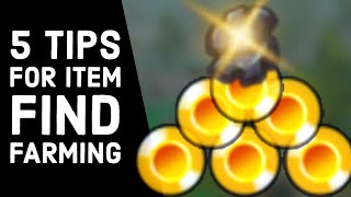 Hordesio  5 Tips for Item Find Farming [upl. by Wendy778]