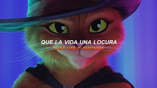 La Canción del Gato con Botas El último Deseo  La Vida Es Una  Karol G Sub Español  Lyrics 🐈🌟 [upl. by Gnivre963]