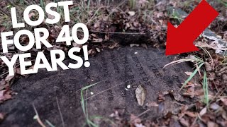 THIS CEMETERY WAS LOST FOR 40 YEARS WE FOUND IT BAUGH CEMETERY BAUGHVILLE GEORGIA [upl. by Sands]