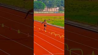 100M SPRINTER😱⚡sprinter sprinting 100k trackandfield speed running hardwork athlete shorts [upl. by Shanna]