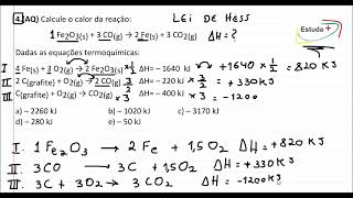 Aprenda a calcular a variação da entalpia com a Lei de Hess [upl. by Sane65]