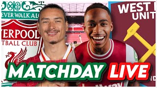 LIVERPOOL 51 WEST HAM  MATCHDAY LIVE  CARABAO CUP [upl. by Philippe41]