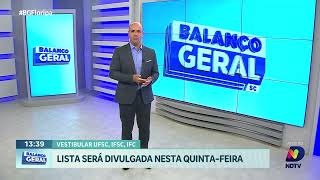 Emoção no ar resultado do vestibular UFSC IFSC e IFC sai nesta quintafeira [upl. by Lad]