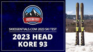 2023 Head Kore 93  SkiEssentialscom Ski Test [upl. by Nolly965]