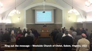 Ring out the message Acapella A Capella Hymn Church Of Christ [upl. by Dieball92]