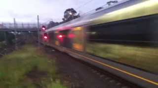 CityRail T Set races past Toongabbie [upl. by Eesac170]