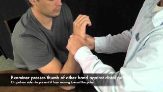 Scaphoid Shift Test CR [upl. by Ytitsahc]