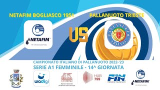 Netafim Bogliasco 1951 VS Pallanuoto Trieste [upl. by Ahseki]