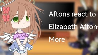 Aftons react to Elizabeth Afton MemesMore👉👈 [upl. by Enyallij]