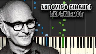 Ludovico Einaudi  Experience  Piano Tutorial Synthesia Download MIDI  PDF Scores [upl. by Ennylhsa]