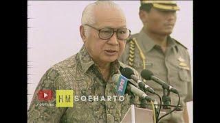 Pidato Presiden Soeharto pada Peresmian Kawasan Industri Maritim Karimun 17 Maret 1997 [upl. by Kelcey]