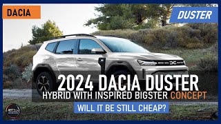 2024 DACIA DUSTER HYBRID WITH INSPIRED BIGSTER CONCEPT [upl. by Ahse]