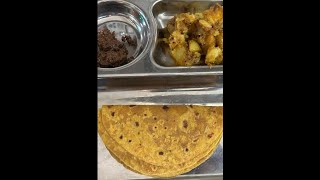 मसाला थेपले और साथ मे आलू की सूखी सब्जी  Thepla recipe  Dry aloo ki sabji [upl. by Partridge]