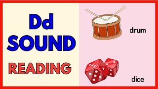 Reading Dd Sound  Practice Reading Words with Consonant Dd  Phonics  Reading amp Vocabulary [upl. by Neel]